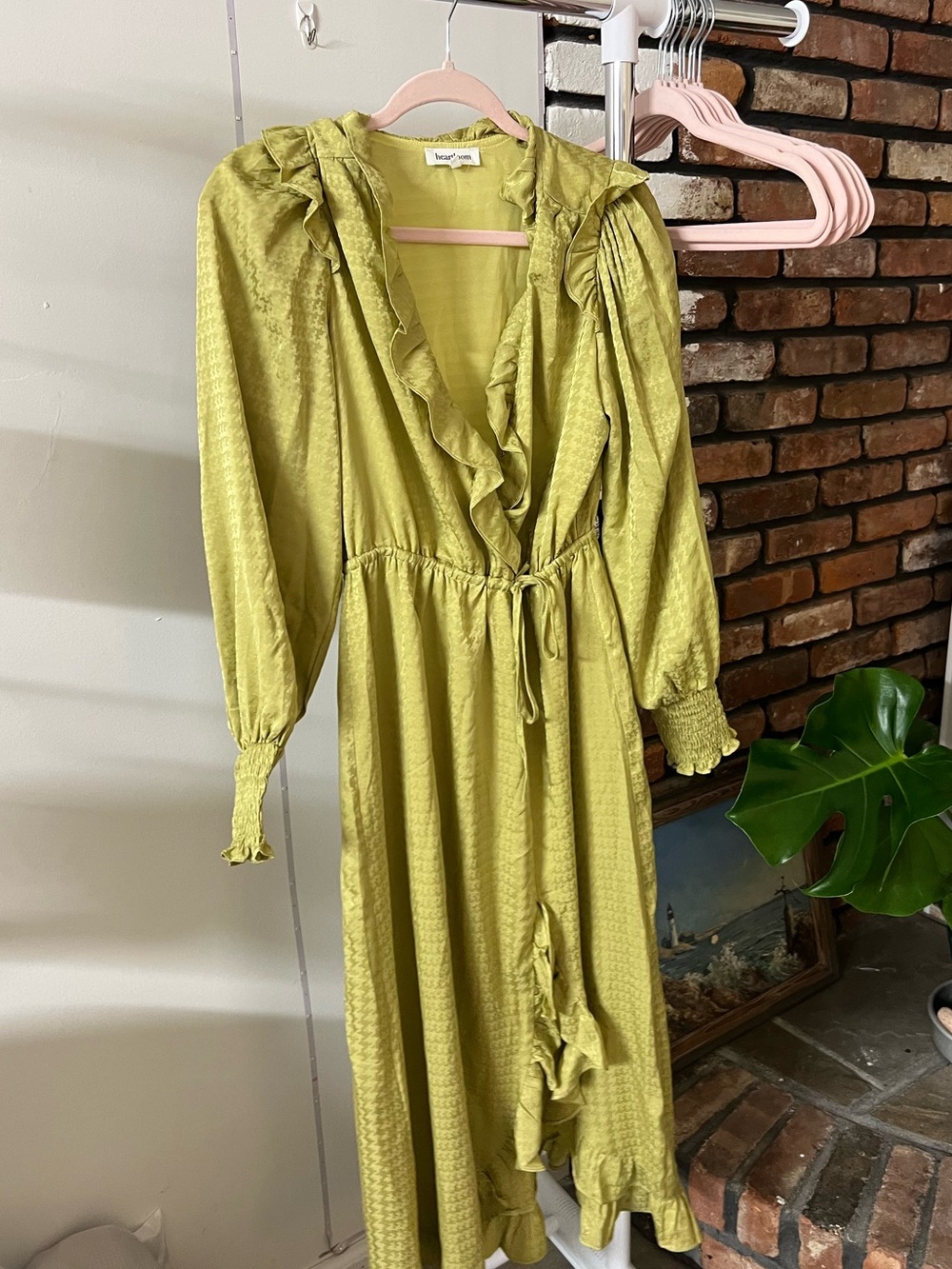 Heartloom Warren Ruffled V-Neck Dress
